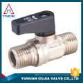 Brass Mini Ball Valve For Gas M/F 1/4" Spray painting natural gas ball valve Made in Yuhuan Oujia Valve Company